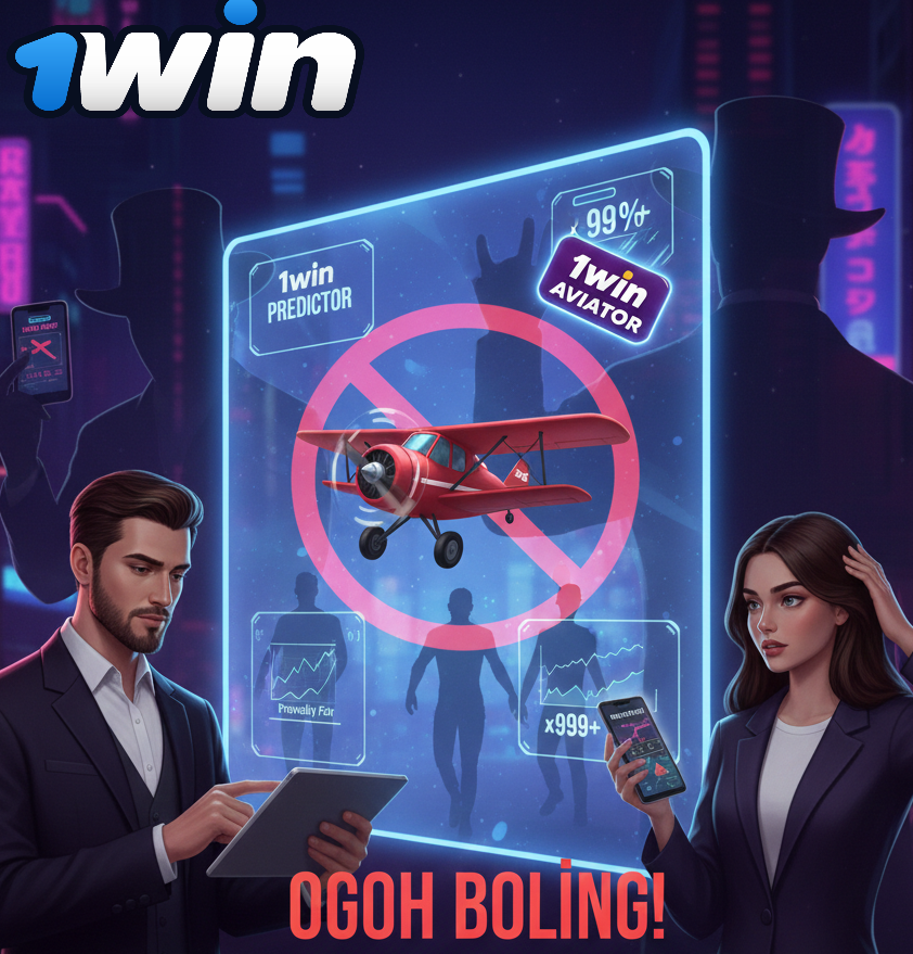 1win Aviator signallaridan foydalanish xavflari