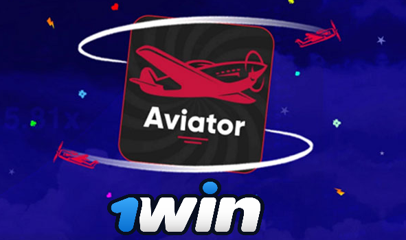1win Aviator o'yin logotipi